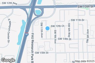 Map image of the property - 1280 SW 10th Terrace