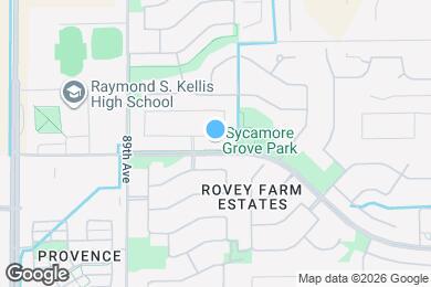 Map image of the property - 8723 W Vista Ave