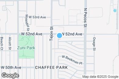 Map image of the property - 1885 W Berkeley Pl