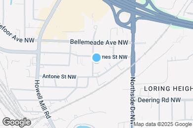 Map image of the property - 1611 Tallulah St NW