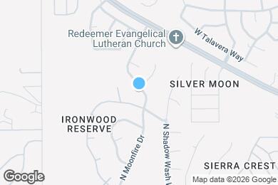 Map image of the property - 8711 N Moonfire Dr