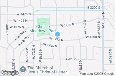 Map image of the property - 1283 N 2525 W