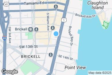 Map image of the property - 1110 Brickell Ave