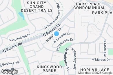 Map image of the property - 14838 W Lamoille Dr