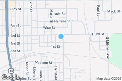 Map image of the property - 205 2nd St