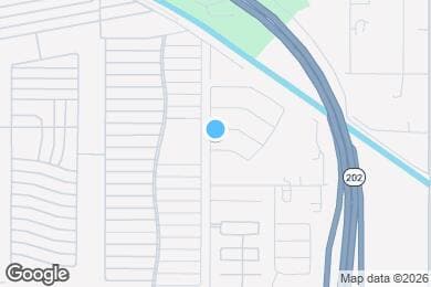 Map image of the property - 8808 E Des Moines St