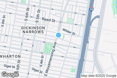 Map image of the property - 1517 E Moyamensing Ave
