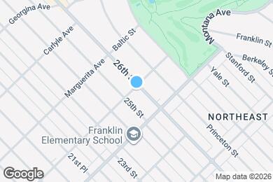Map image of the property - 2520 Alta Ave