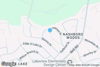 Map image of the property - 2602 Mesa Dr