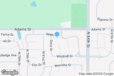 Map image of the property - 8195 Regent Dr