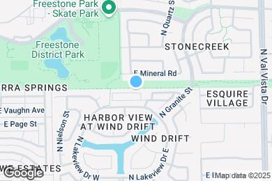 Map image of the property - 1220 E Hearne Way