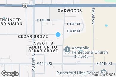 Map image of the property - 2826 E 13th St