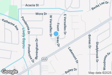 Map image of the property - 858 Fountainbleau Dr