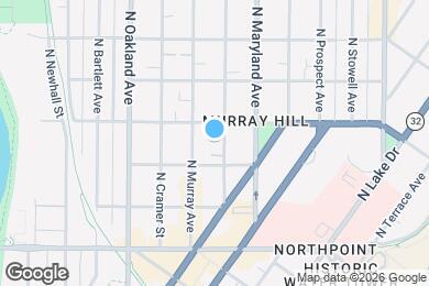 Map image of the property - 2473 N Frederick Ave