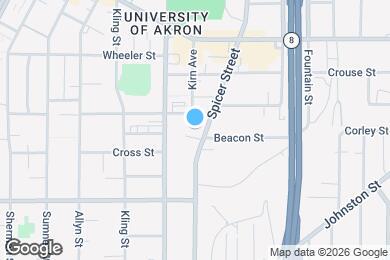 Map image of the property - 484 Spicer Street