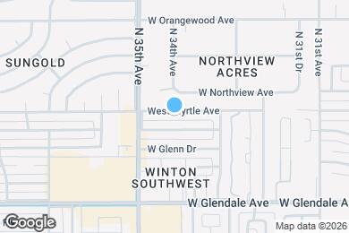 Map image of the property - 3407 West Myrtle Ave