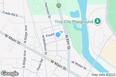 Map image of the property - 833 Jefferson St