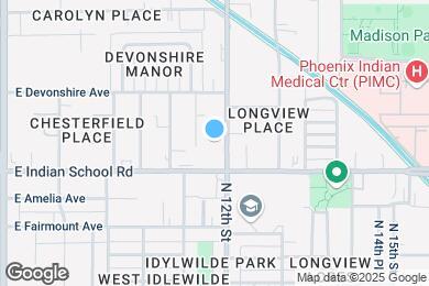 Map image of the property - The Studio on 12th Street