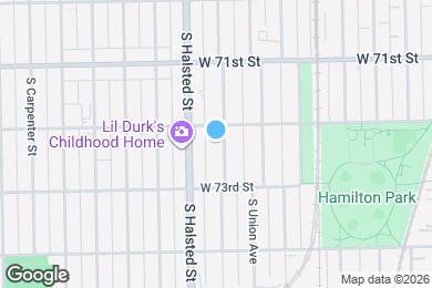 Map image of the property - 7216 S Emerald Ave