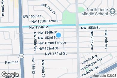 Map image of the property - 2330 NW 153rd St