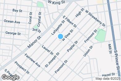 Map image of the property - 623 W Vine St
