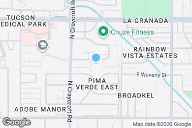 Map image of the property - 5570 E Hampton St