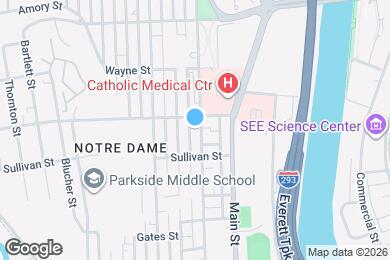 Map image of the property - 244 Notre Dame Ave