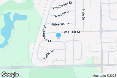 Map image of the property - 15133 Huntington Ct