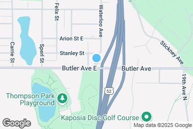 Map image of the property - 475 Butler Ave E