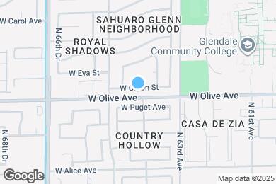 Map image of the property - 6361 W Caron St