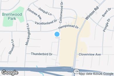 Map image of the property - 8543 Cottonwood Dr