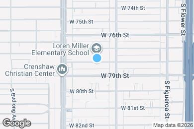 Map image of the property - 846 W 78th St