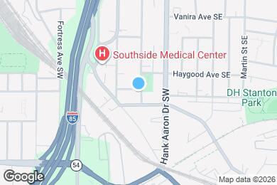 Map image of the property - 50 Pope St SW