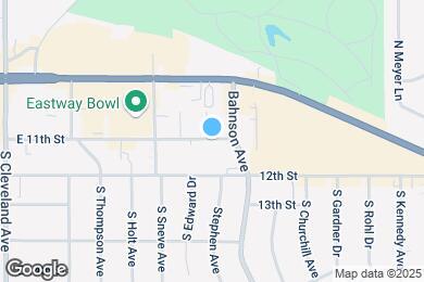 Map image of the property - 3523 E 11th St
