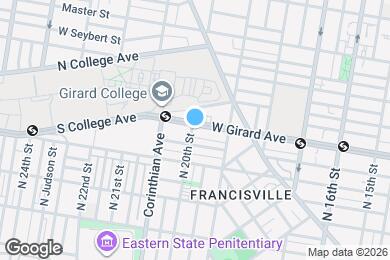 Map image of the property - 1936 W Girard Ave