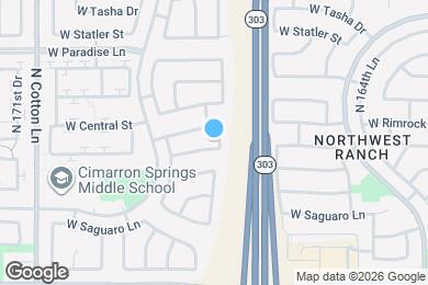 Map image of the property - 16812 W Marconi Ave