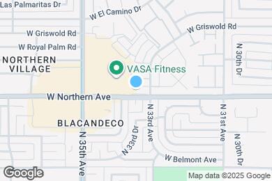 Map image of the property - 3320 W Northern Ave