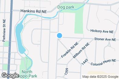 Map image of the property - 1706 Jefferson Rd NE