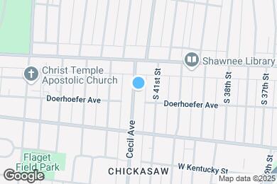 Map image of the property - 731 Cecil Ave