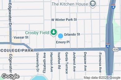 Map image of the property - 233 Emory Pl