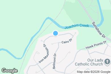 Map image of the property - 1834 Iron Mountain Dr