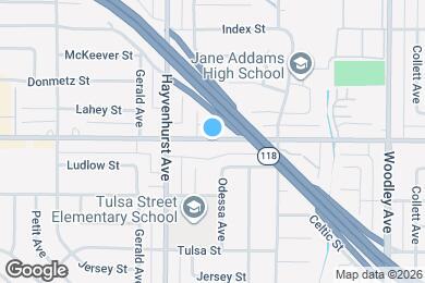 Map image of the property - 16510 San Fernando Mission Blvd