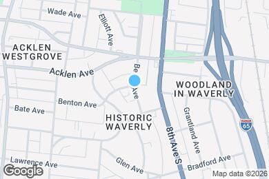 Map image of the property - 2017A Beech Ave