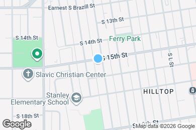 Map image of the property - 1508 S Ainsworth Ave
