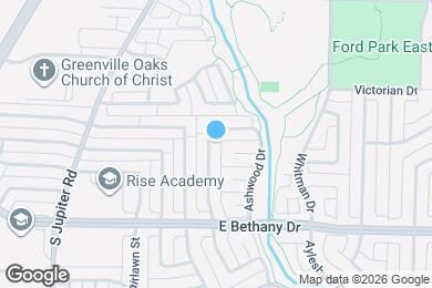 Map image of the property - 707 Cottonwood Bend Dr