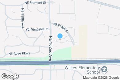 Map image of the property - 16305 NE Fargo Ct