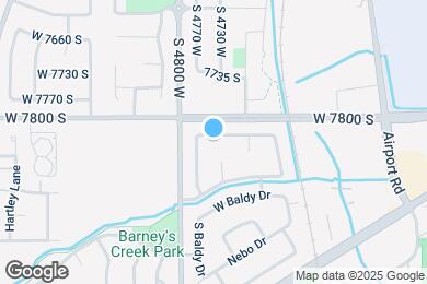 Map image of the property - 4741 W Peak Dr