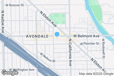 Map image of the property - 2849 W Belmont Ave