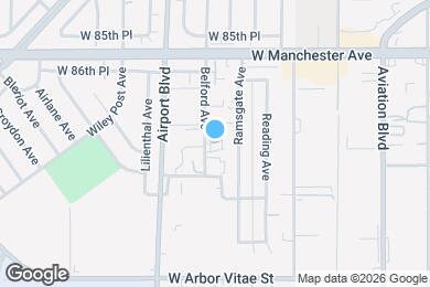 Map image of the property - 8748.5 Belford Ave