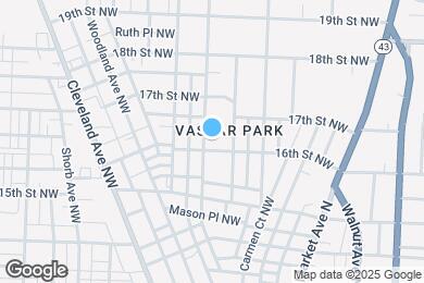 Map image of the property - 1604 Yale Ave NW
